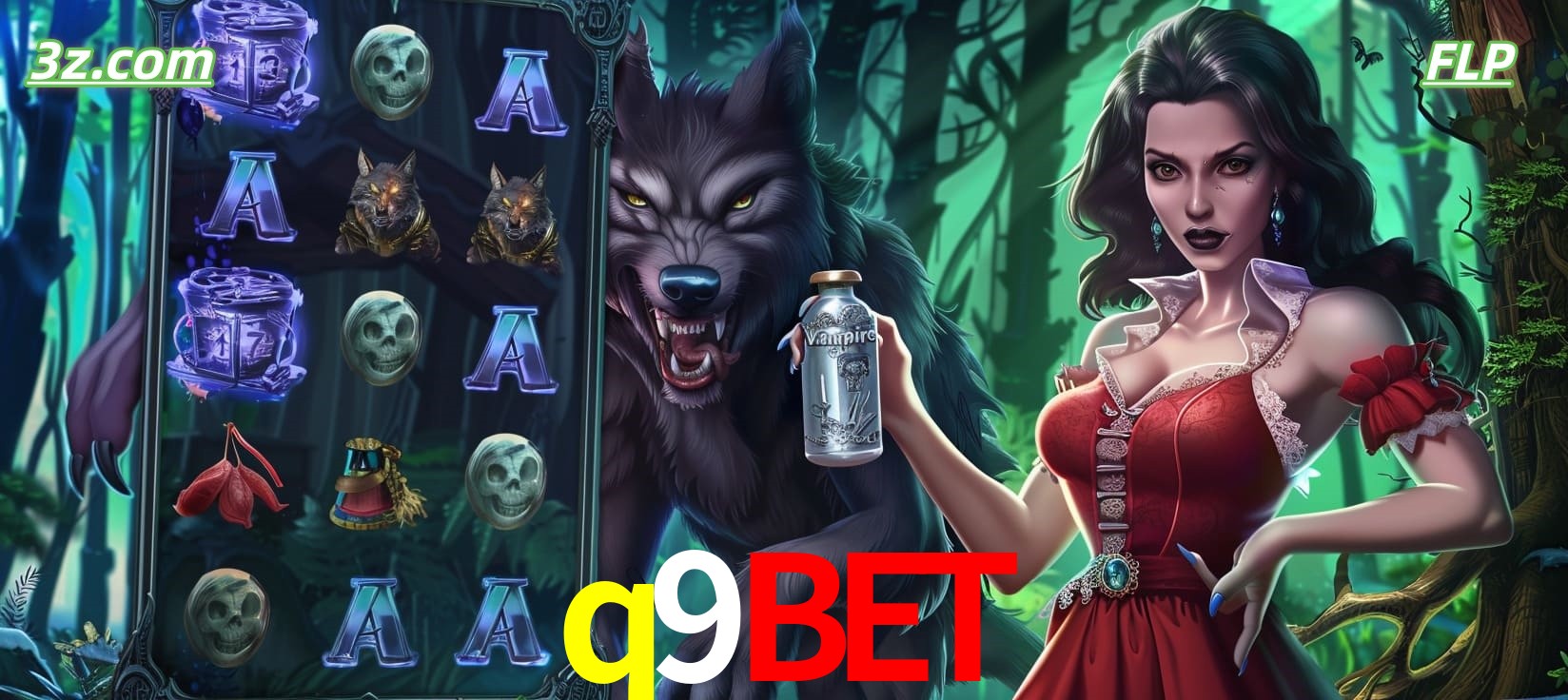 Slots online tema de lobisomem e vampira no q9bet cassino Brasil
