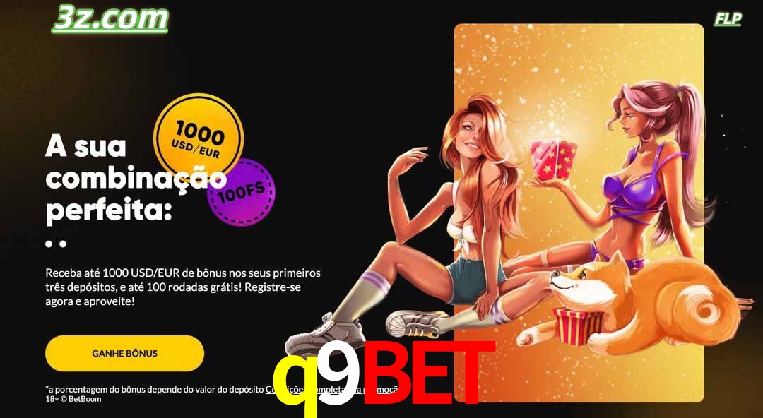 q9bet cassino online Brasil com promoção especial de depósito e jackpots
