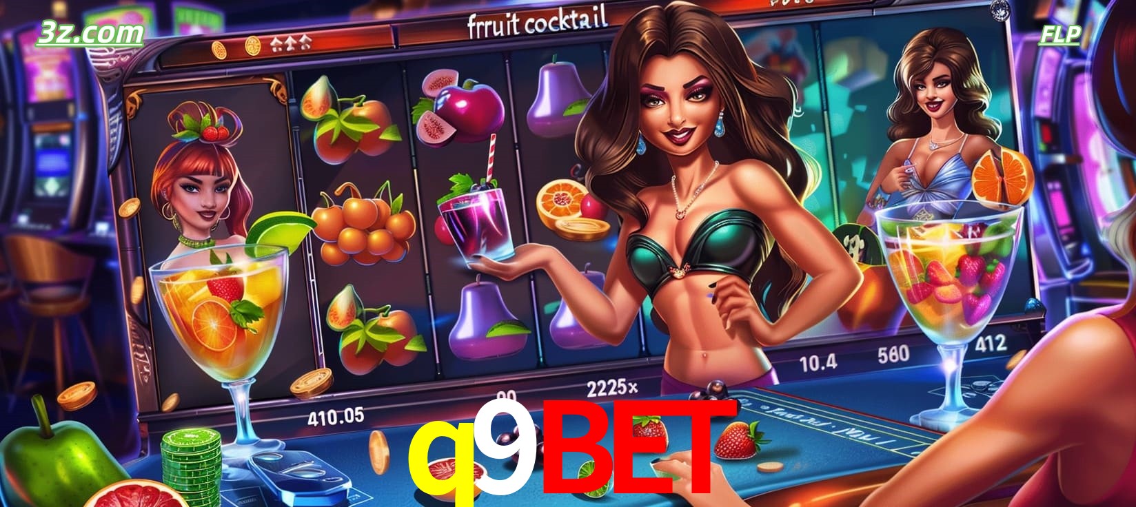 Cassino online q9bet Brasil com slot Fruit Cocktail divertido