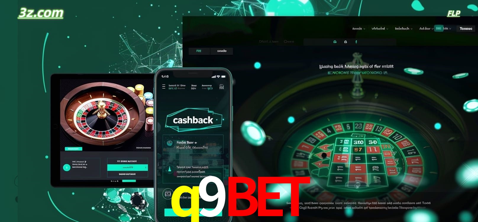 Jogue roleta em dispositivos móveis e desktop com q9bet