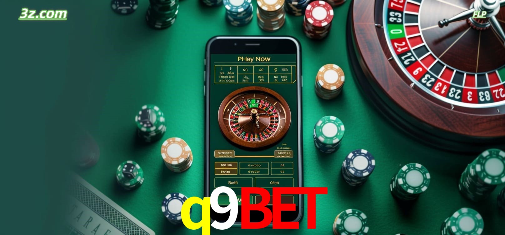Roleta online no cassino q9bet disponível em celular e computador