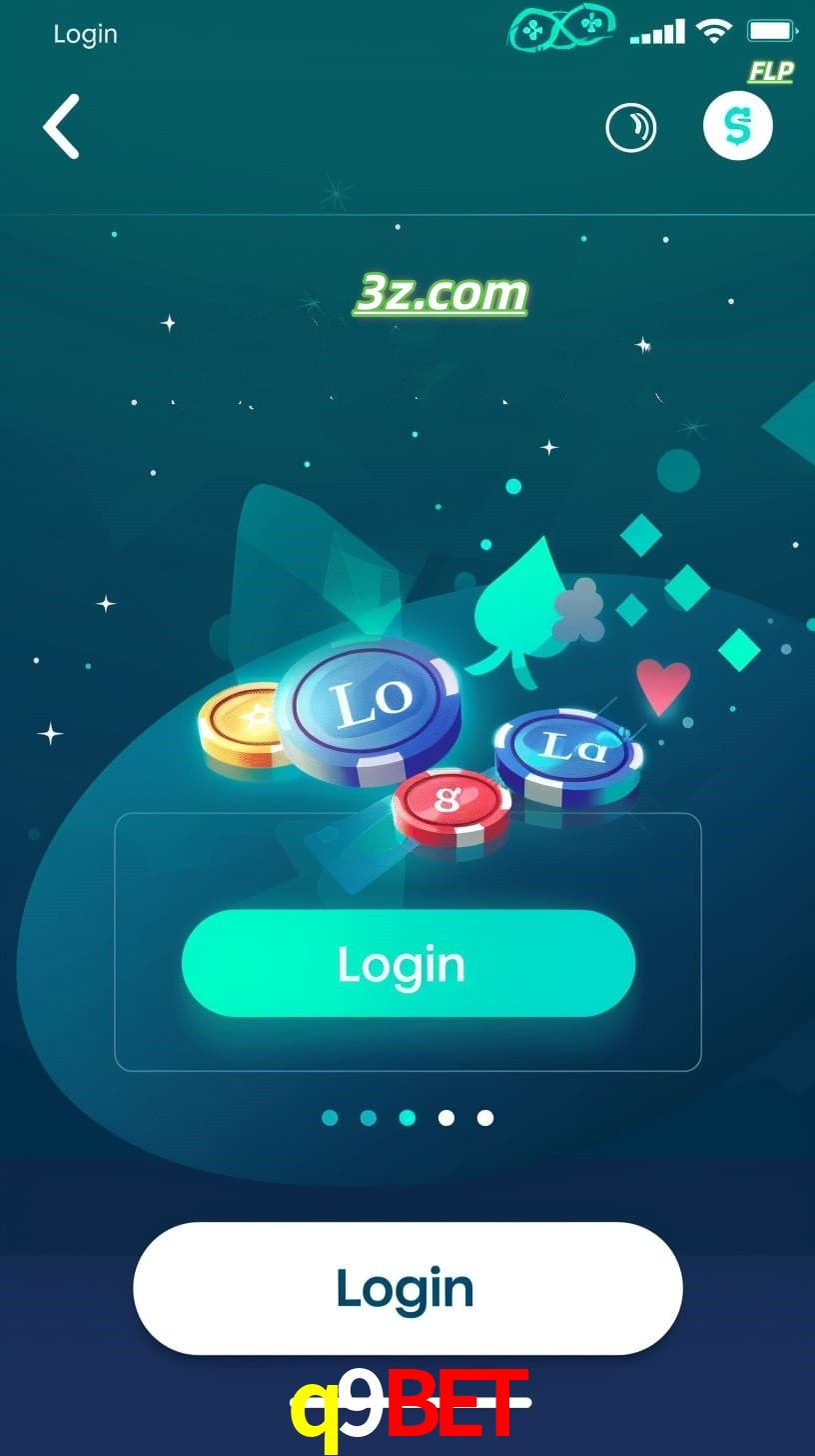 Login no aplicativo de cassino online q9bet Brasil com bônus de boas-vindas